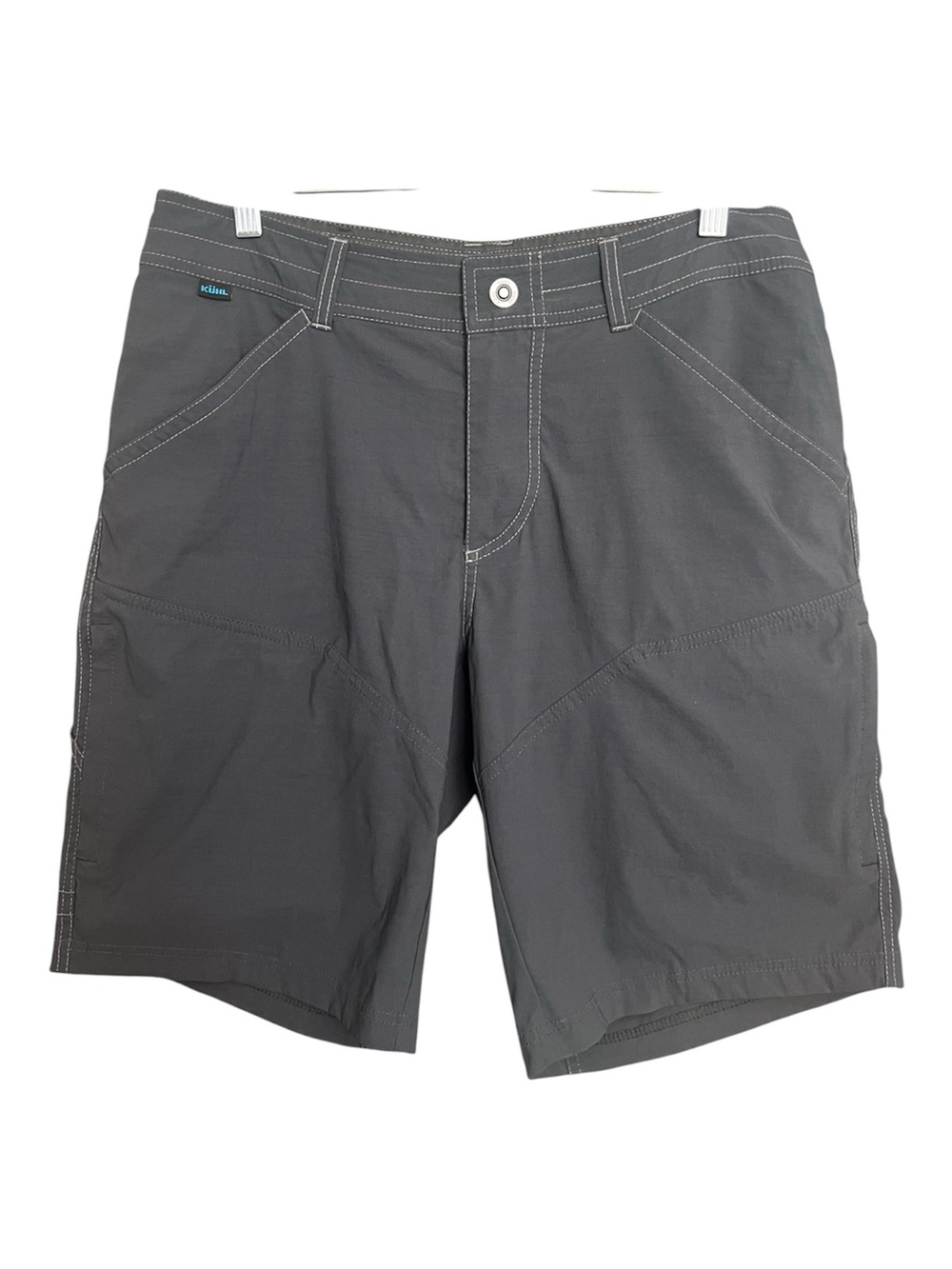 Kuhl Renegade Hiking Shorts Gorpcore Outdoors Cargo Utility Pockets Gray SZ 32